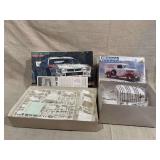 Two Model Car Kits Including Lancia 037 Rally and 1937 Ford Panel Delivery