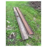Two Structural Steel Channel Beams