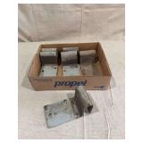 Heavy Duty Steel Gate Hinges with Mounting Brackets