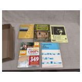 Group of Five Informational Books and Manuals Including Cessna 150 & 152, Barns Sheds & Outbuildings, 4-H Arc Welding Project, DIY Chicken Coops, and Understanding and Using Electricity