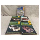 Set of Five Chrysler, Dodge, and Plymouth Automotive Repair Manuals