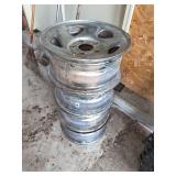 Set of Four Dodge Chrome Steel Wheels