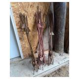 Metal Survey Stakes with Triangular Flags