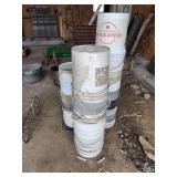 Plastic Buckets and Pails in Multiple Stacks
