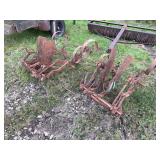 Pair of Tractor Mounted Cultivator Attachments