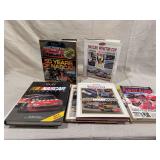 Group of NASCAR Books and Yearbooks including Winston Cup Chronicles