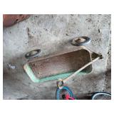 Green Painted Metal Radio Flyer Wagon