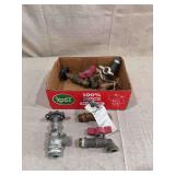 Assorted Brass Hose Bibbs and Water Valves