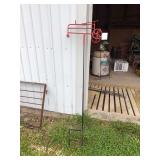 Metal Tractor Yard Stake