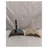 Pair of Galvanized Corrugated Metal Downspout Splash Blocks