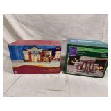 Holiday Time Traditional Village Collection Supercenter and Post Office Illuminated Buildings