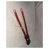 Red Metal Bolt Cutters