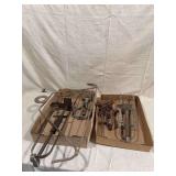 Assorted Metal Animal Traps and Mole Spears