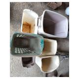 Plastic Bins, Waste Baskets, and Laundry Hampers