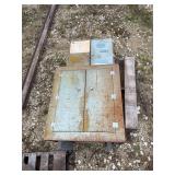 Metal Parts and Service Storage Cabinet with Internal Drawers and Shelving