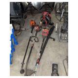 Gas Powered String Trimmers and Backpack Leaf Blower Group
