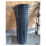 Rolled Black Perforated Plastic Drainage Matting