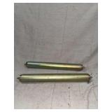 Pair of Conical Steel Conveyor Rollers with Axle Shafts