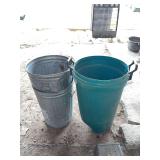 Metal and Plastic Storage Bins