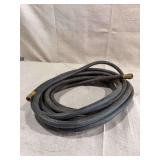 Black Rubber Air Hose with Brass Fittings