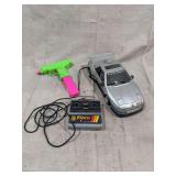 Pontiac Fiero GT Remote Control Toy Car with Controller and Toy Handgun