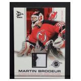 2004 McDonald's Platinum Brodeur Jersey Patch Card