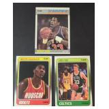 87-88 NBA Fleer Superstars Bird, Ewing, Akeem O.
