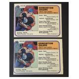 1981-82 OPC Team Leaders Gretzky #126 EX x 2