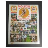 1987 Molson Slo Pitch Tournie Program with Autos