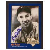 Bob Feller Autographed Diamond Signatures Card