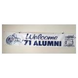 Huge 9 Ft Toronto Argonauts 71 Alumni Banner