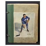 1940's Homemade NHL Scrapbook Leafs ++