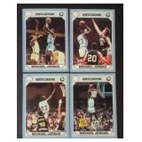 Michael Jordan Collegiate Collection Cards x 4