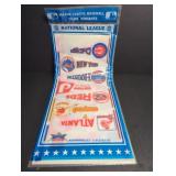 Vtg1980s MLB National League Mini Pennants