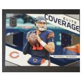 Mitch Trubisky Panini Double Patch Card 2019
