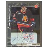 2001 Signature Series Jarome Iginla Auto Card