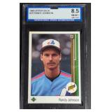 1989 UD Randy Johnson Expos Rookie Card ISA 8.5
