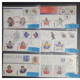 Canada Post NHL First Day Collector Stamps x6