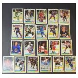 1990-91 Topps Team Scoring Leaders Full Insert Set