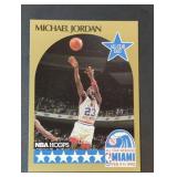 1990 NBA Hoops Michael Jordan All-Star #5 NM-MT