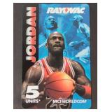 New 1996 MCI Rayovac Michael Jordan Calling Card