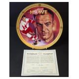 Bradford Exchange Hockey Legends Howe Plate