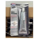 12 Cyclo 3oz Grey Silicone Tubes