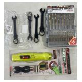 Drill/Driver Set, Cordless Heat Gun, MM Wrenches
