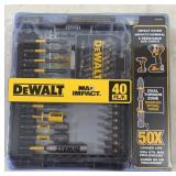 Dewalt 40pc Screwdriving Bit Set