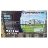 20ft Bi-Parting Iron Gate Cow Scene