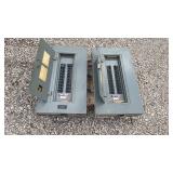 2 Square D Breaker Panels