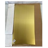 5 12inx24in 26ga Brass Sheets