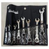 Blackhawk 8pc SAE Flex Head Ratcheting Wrench Set
