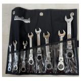 Blackhawk 8pc SAE Flex Head Ratcheting Wrench Set